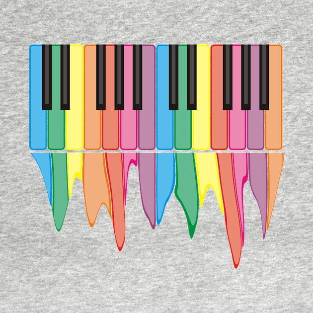 Piano Keys by evisionarts